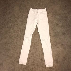 White jeans